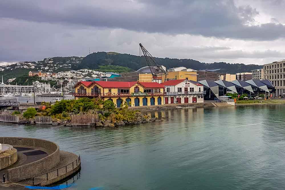 Whairepo lagoon on Wellington waterfront