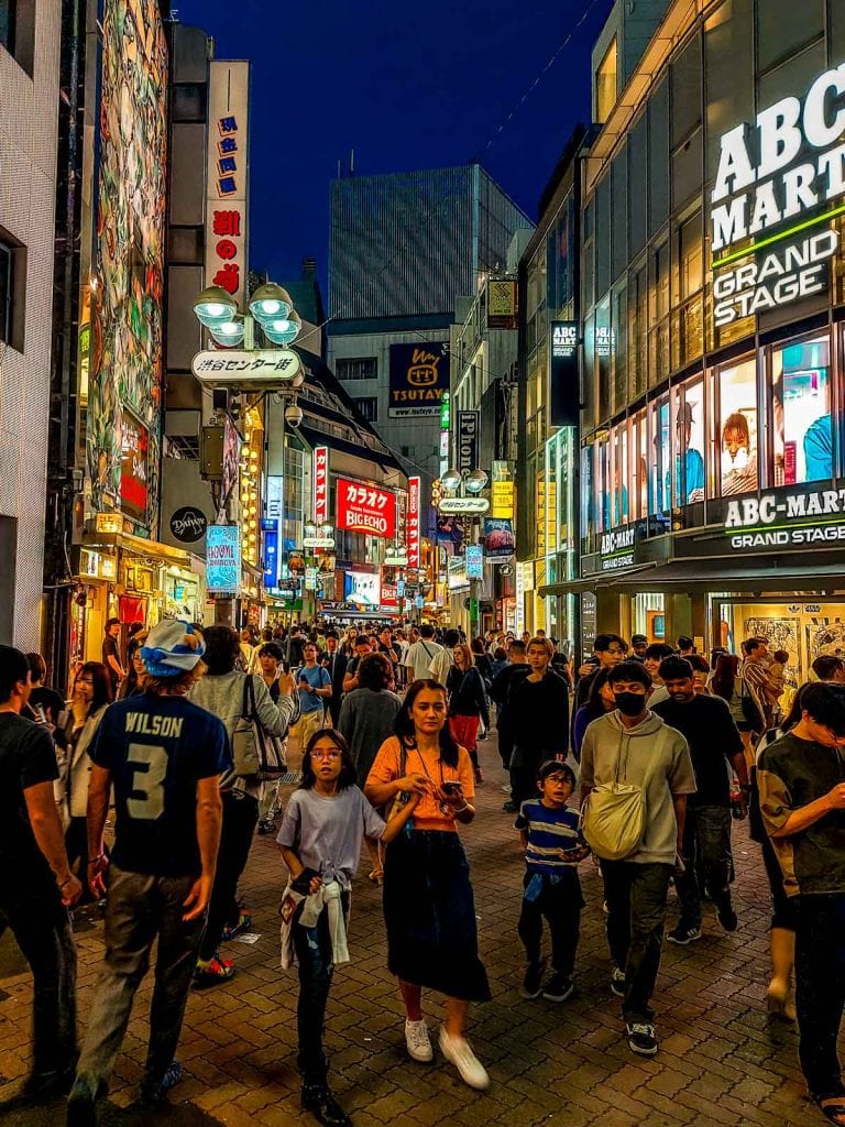 Shibuya at night