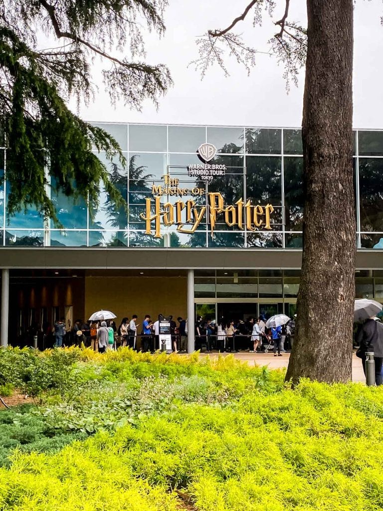 Queue at the entrance of Harry Potter Studio Tour Tokyo